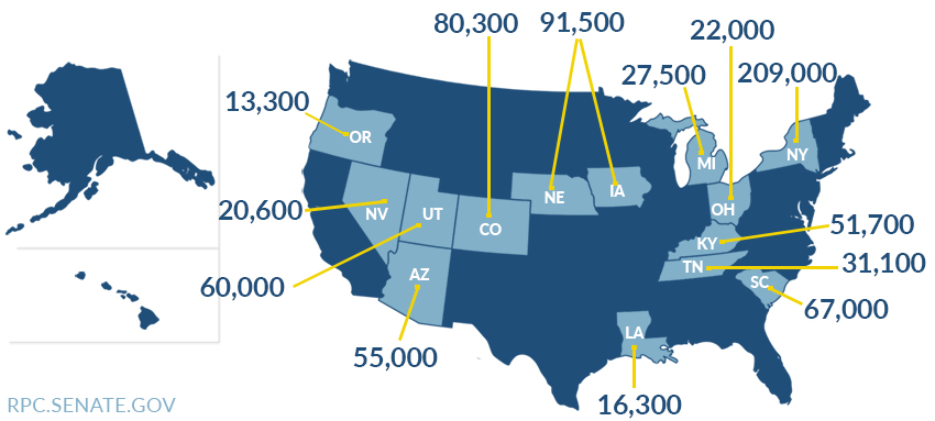 Co op fails by state united states map Co op fails by state united states map